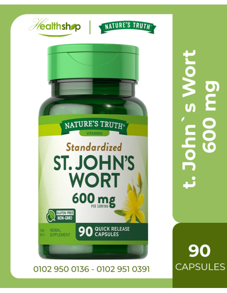 St. John`s Wort 600 mg - 90 Quick Release Capsules